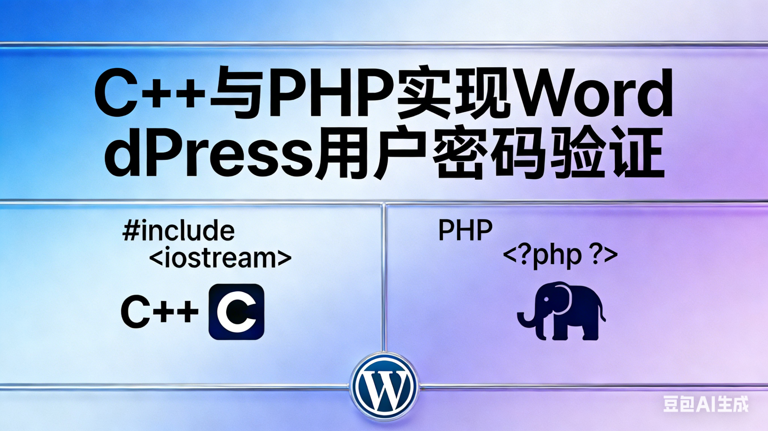 C++ & WordPress: 使用C++与PHP完成WordPress站点的用户密码校验-C佳家