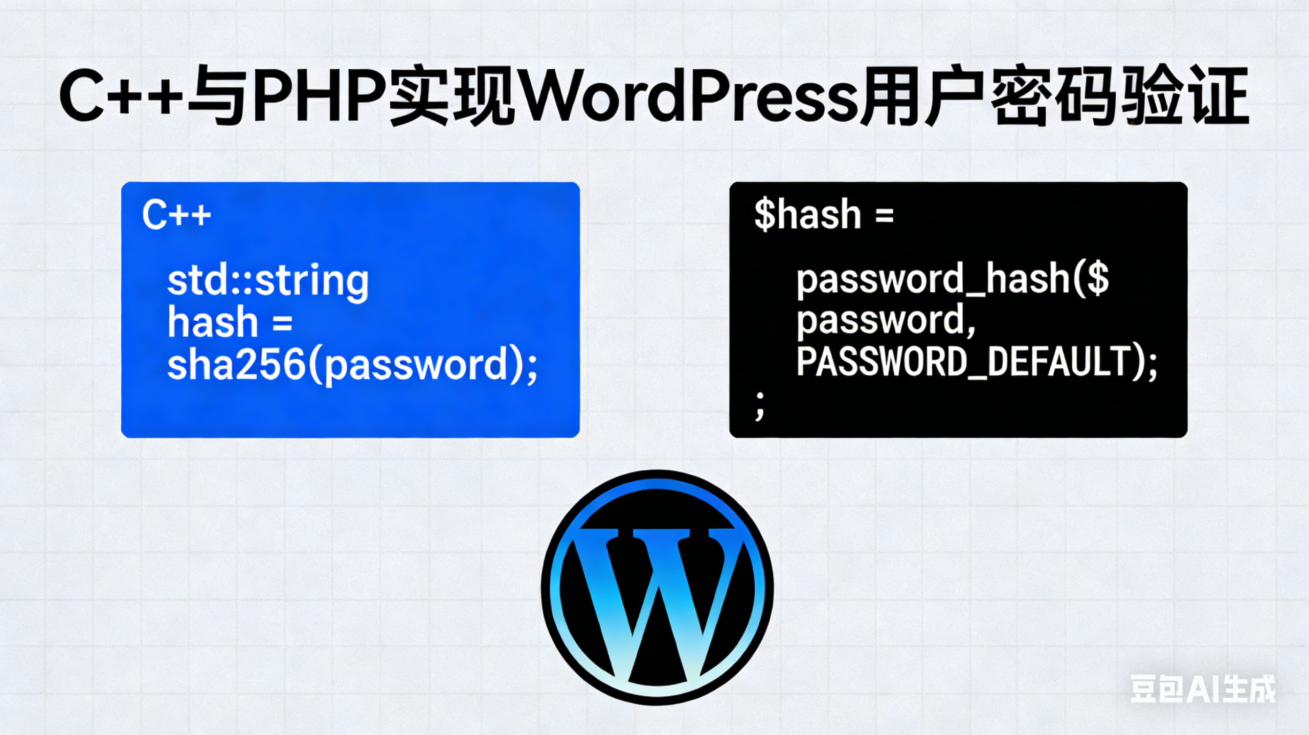 C++ & WordPress: 使用C++与PHP完成WordPress站点的用户密码校验-C佳家