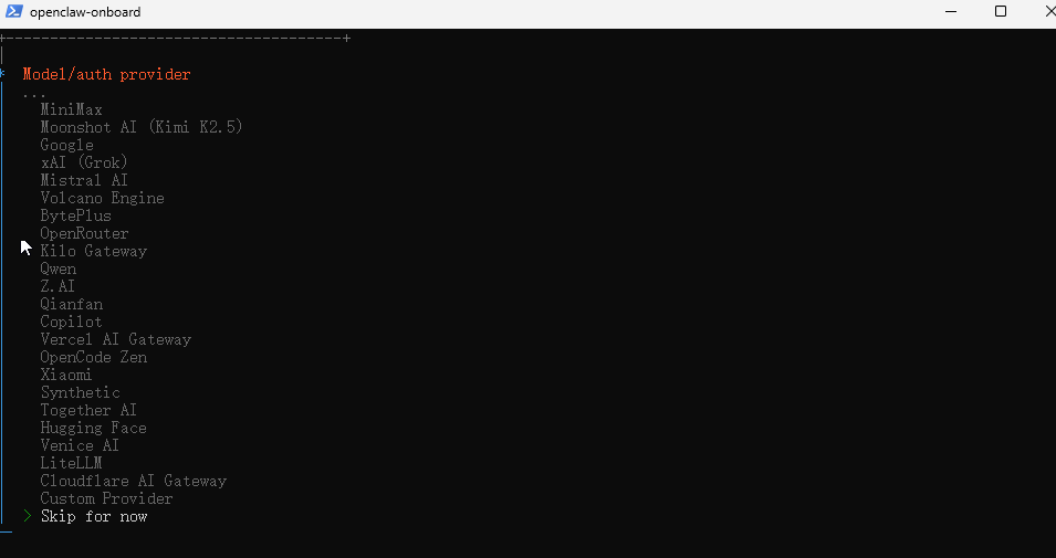 Windows 11:安装OpenClaw教程插图10 20260309130044952-image