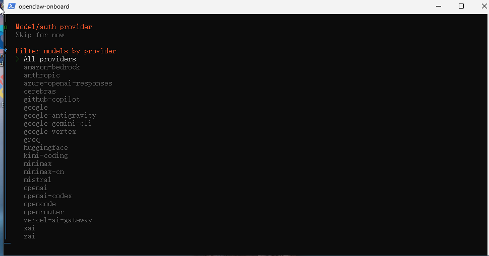 Windows 11:安装OpenClaw教程插图11 20260309130132369-image